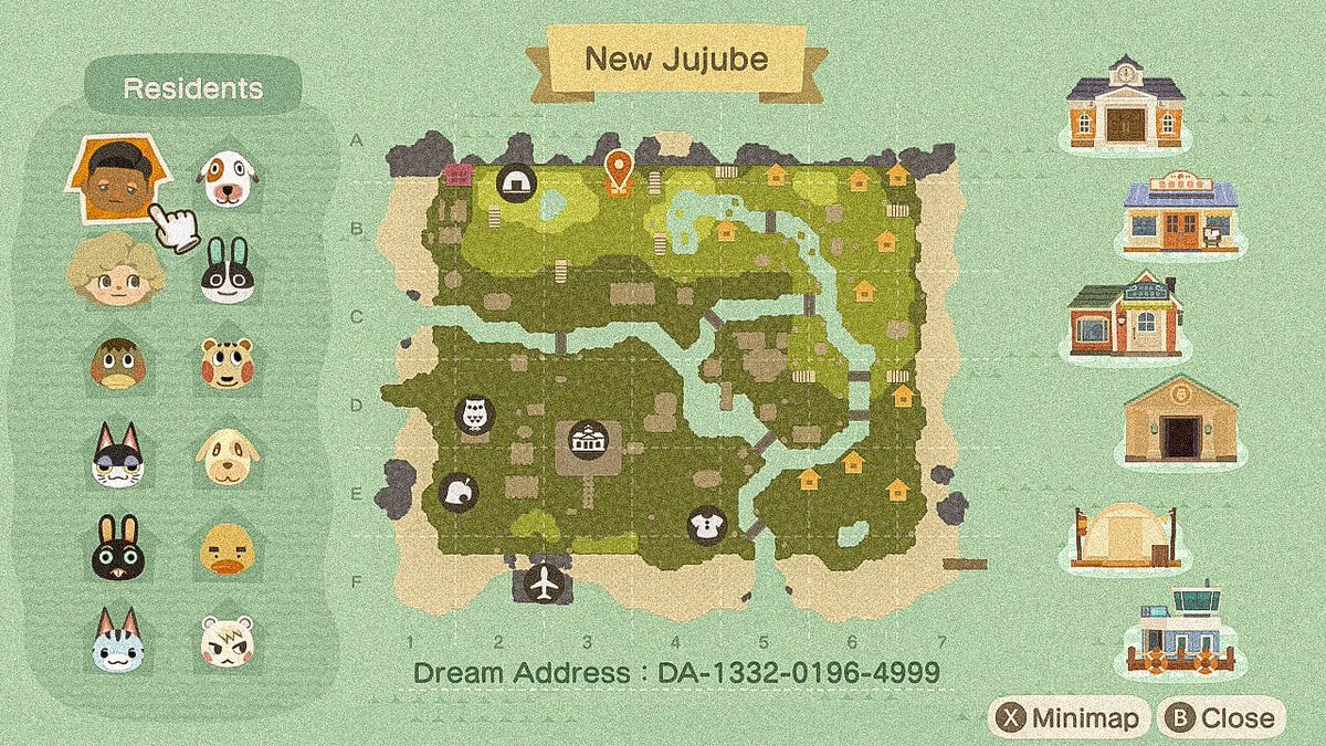 PluckyGardener's tweet image. Welcome to New Jujube! 🌲💚🍃 Come for a visit and feel free to take pictures! My first Dream Address 😊
DA-1332-0196-4999 #AnimalCrossingNewHorizions #ACNH #acnhdreamcode