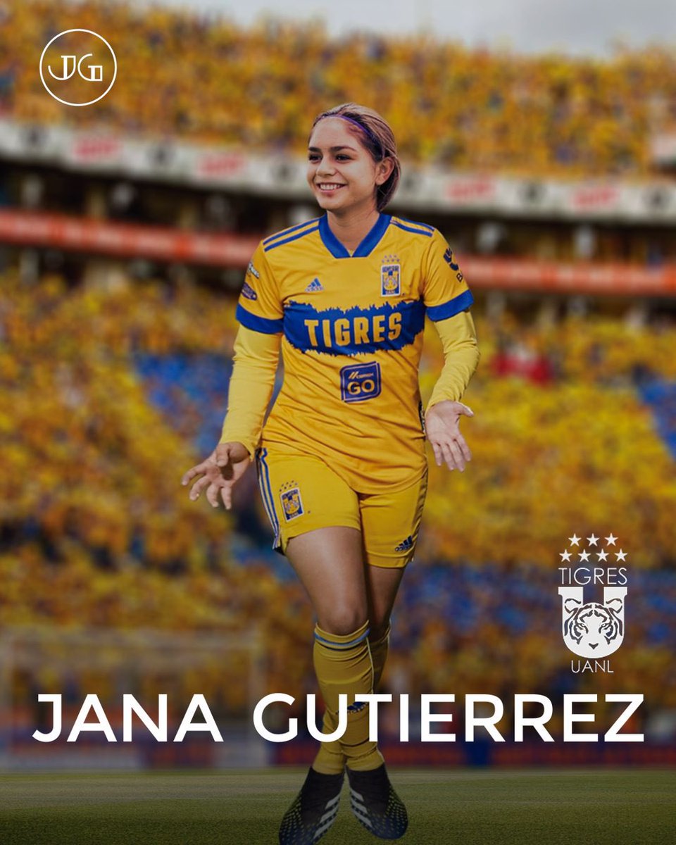 Feliz por este nuevo reto en mi carrera! @TigresFemenil Con muchas ganas de escuchar a esta  gran afición en el estadio 💥 #JanaYaEsTigre 🐯⚽️