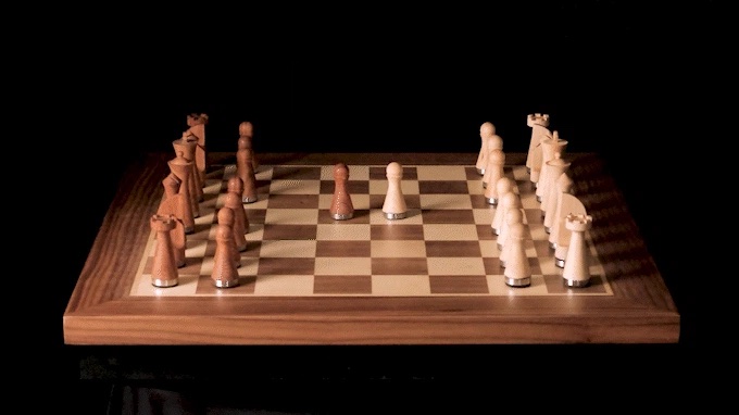 Arduino on X: PHANTOM is an automated chessboard that brings online chess  to the real world:   / X