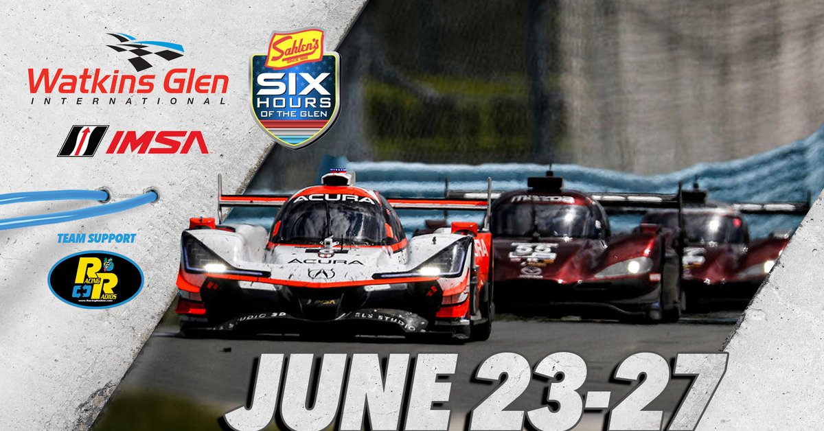 Get Ready for Six hours of The Glen 
<a href="/IMSA/">IMSA</a> #Sahlens6HRS