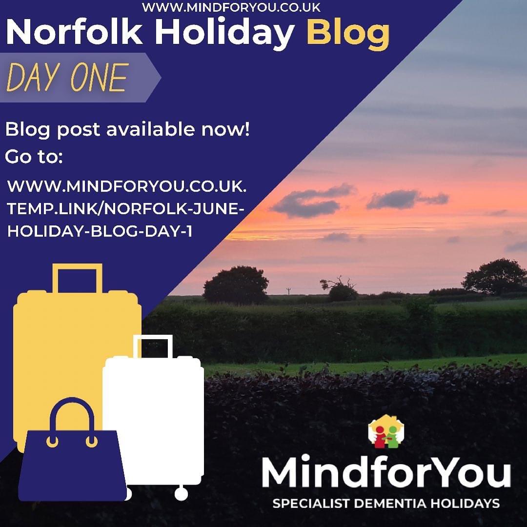 *CORRECTION* we made a mistake! we’re sorry! the link for our Norfolk #dementia holiday blog is here - mindforyou.co.uk.temp.link/norfolk-june-h…