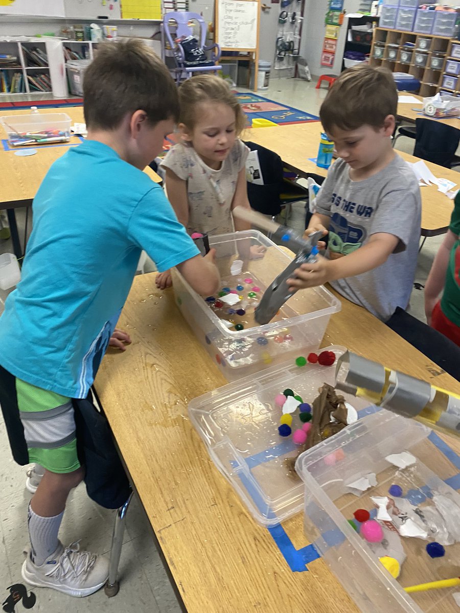 mrsmontgomeryk's tweet photo. Testing our trash collectors today! @BarfieldCamp @RCS_STEM https://t.co/Py2yKIR7YP