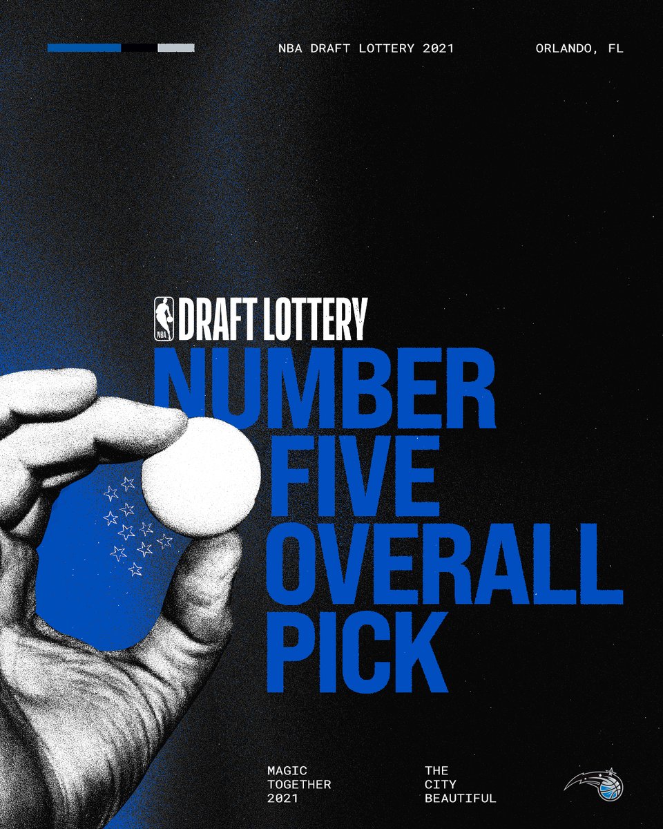 OrlandoMagic's tweet photo. we have secured the 5th &amp; 8th picks in the 2021 NBA Draft https://t.co/r2sdKLr3et