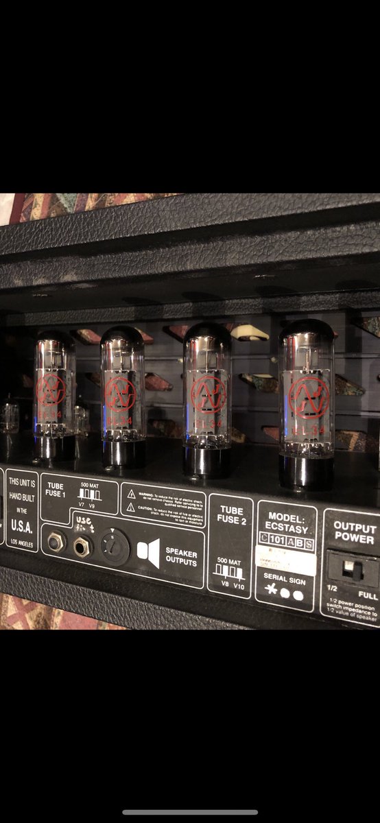 Fm5150's tweet image. Tube renew🎸🔥

#bogneramps 
#Ecstasy
#EL34
#jjtubes 
#いつもありがとうございます 
#zsguitars