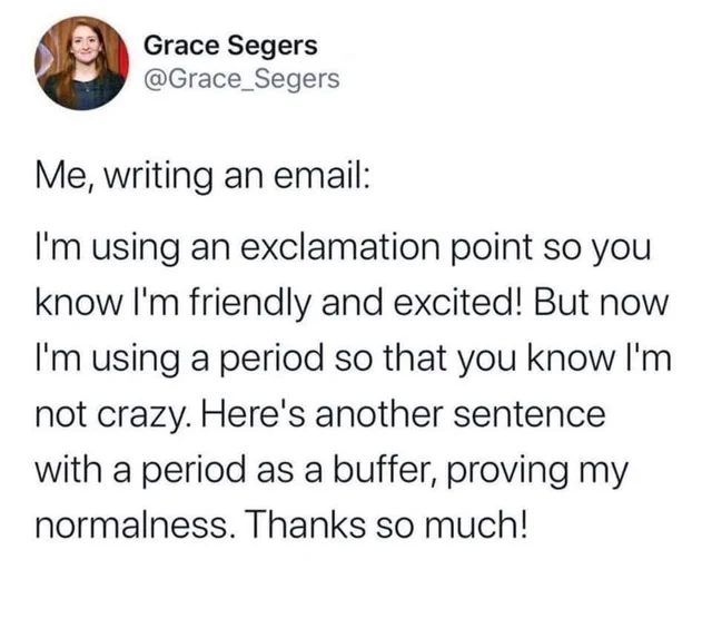 The "be nice to clients" formula...