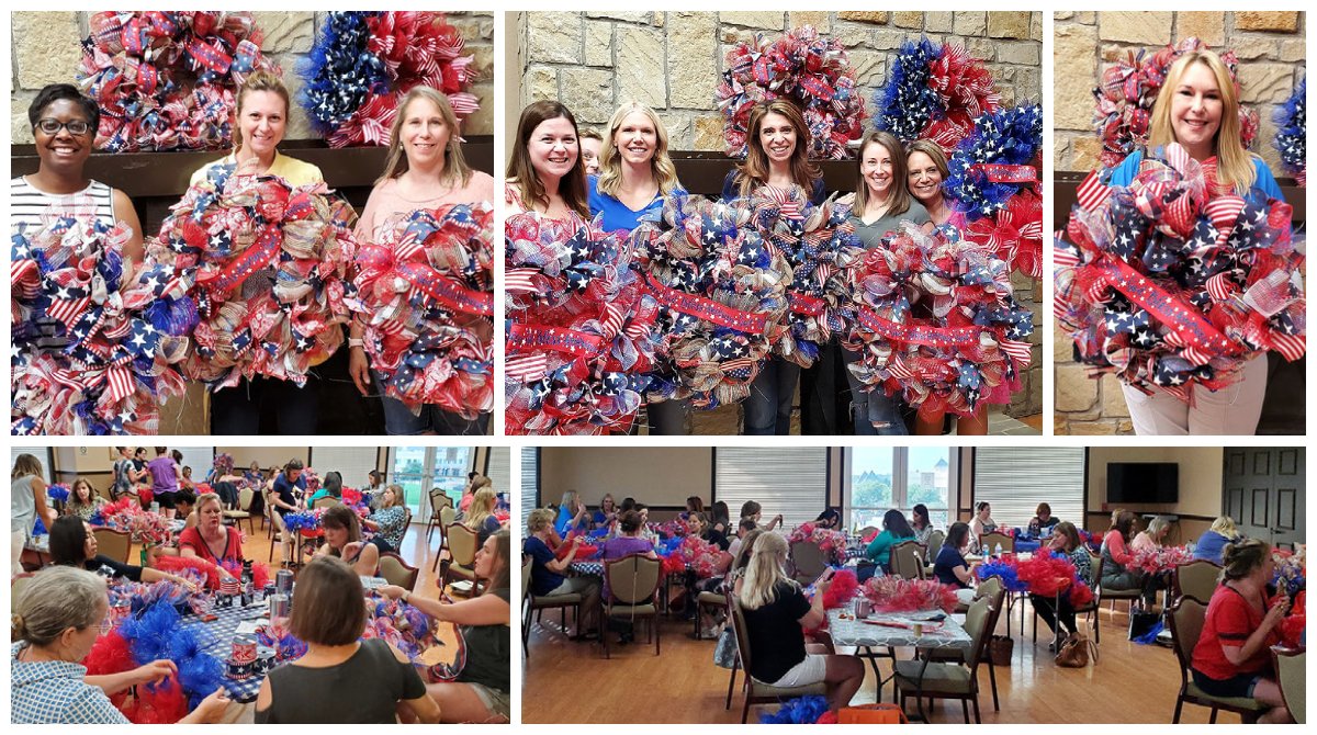 Thank you to all the ladies who joined us for charcuterie and crafting last night! What a blessing to be together. Your wreaths are amazing! #EagleFamily #ImAnEagle