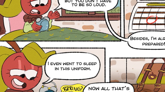 An Apple Mage comic is in the works! I'm planning on getting a bit of a head start and doing 4-5 pages to start off with, for now here's a little sneak peek of the second page :) 