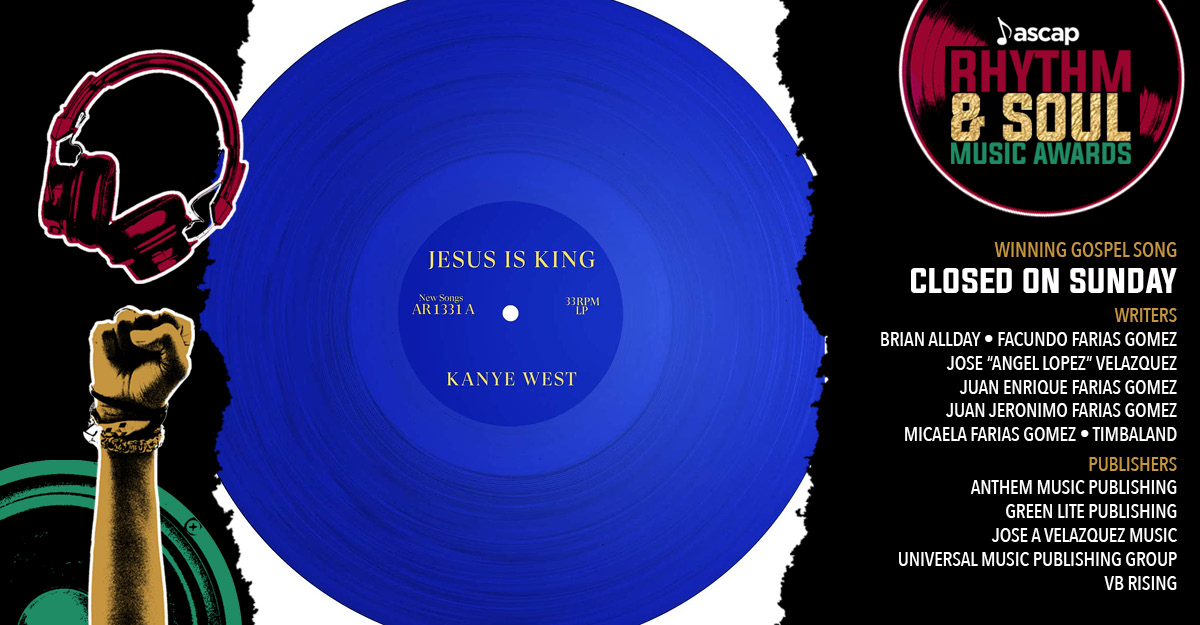 Congrats‼️ #ASCAPAwards winning songwriters #BrianAllday #FacundoFariasGomez @angelopezmusic #JuanEnriqueFariasGomez #JuanJeronimoFariasGomez @MicaFariasGomez @timbaland &amp; publishers @anthementgroup <a href="/AlexisEstiz/">Alexis Estiz</a> <a href="/UMPG/">Universal Music Publishing Group</a> <a href="/Bluestonepub/">Bluestone Publishing</a> for #ClosedonSunday🎉