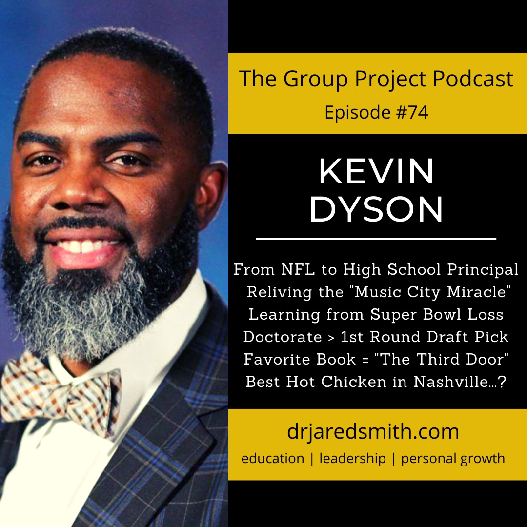 JaredSmithPhD's tweet photo. NFL RECEIVER TURNED HS PRINCIPAL

Dr. Kevin Dyson brought the🔥🔥in his GP Podcast Interview! 

We Cover:
🏈The "Music City Miracle"
🏈Learning from SB Loss
🏈Doctorate > 1st Round Pick
🏈Favorite Leadership Book
🏈Best Hot Chicken in Nashville...?

Link: https://t.co/8LZisdEQ2L https://t.co/zz1fDOO7TP