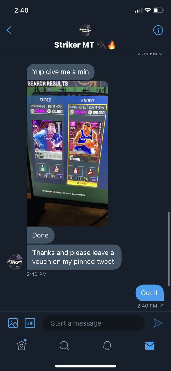 brandon87054733's tweet photo. @Striker2KMT Legit af🤙🏻🤙🏻 sweet deals https://t.co/zfY1vfaIH6