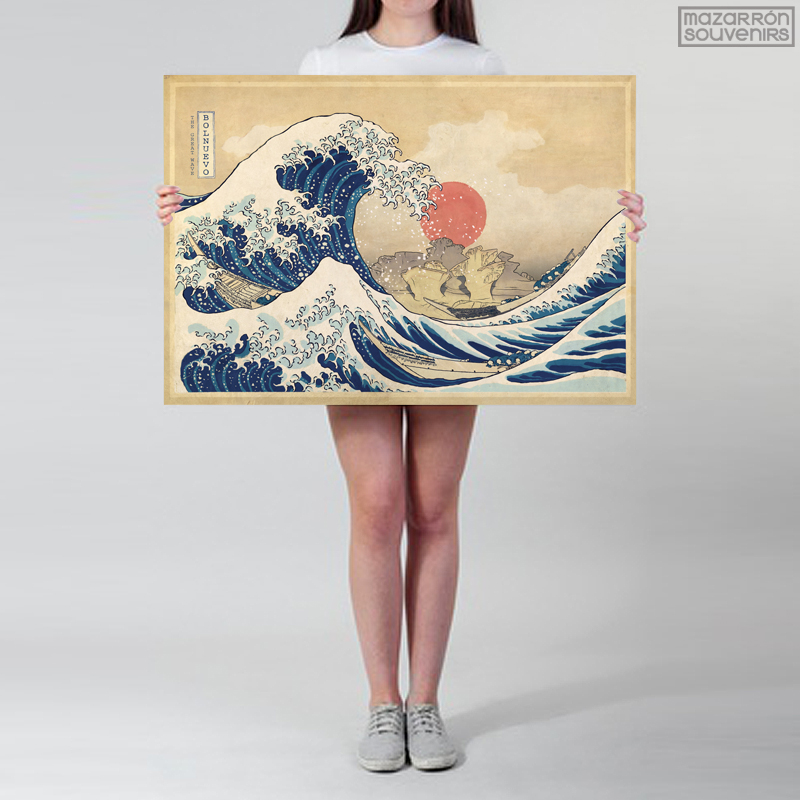 Poster tamaño 50x72cm 'The Great Wave - Bolnuevo' disponible en nuestra tienda de Puerto de Mazarrón por 15€ / Find it at our shop in Puerto de Mazarrón 

#verano2021 #mazarronsouvenirs #Hokusai #lagranhola #japaneseart #bolnuevo #lasgredas #ciudadencantadabolnuevo