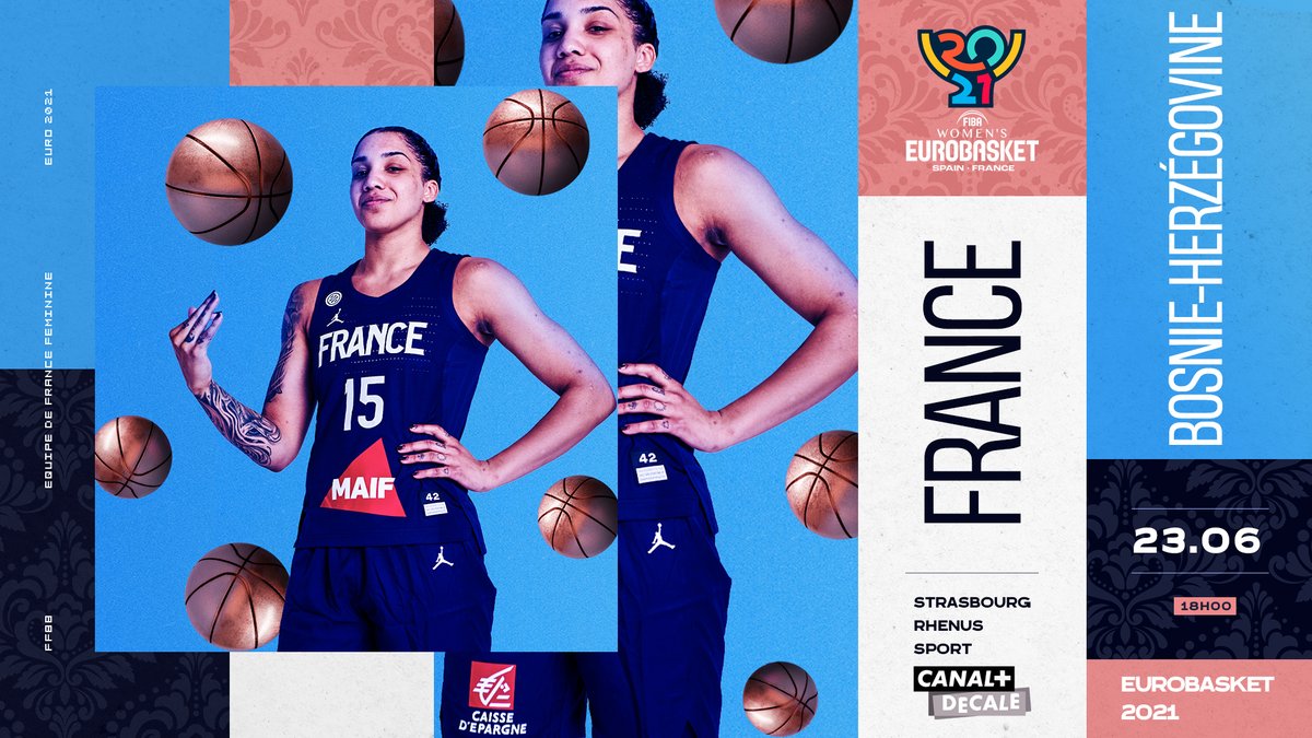 𝗚𝗮𝗺𝗲𝗱𝗮𝘆
🏆 1/4 de finale
🆚 Bosnie-Herzégovine
📍 Strasbourg
⏱️ 18H00
📺 Canal + Décalé
🏀 #FRABOS