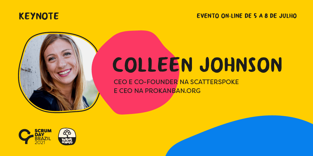 scrumdaybr's tweet photo. A Collen Johnson, CEO e co-founder da ScatterSpoke e da https://t.co/MO3fvtX88m é uma palestrante do Scrum Day Brazil 2021!
Inscreva-se agora no Scrum Day Brazil 2021: https://t.co/JRr5rFdDQm
#scrumdaybrazil #adaptaçãoeinspeção #prokanban #agilidade #mindsetagil #scrum https://t.co/rNOrHxO9yj