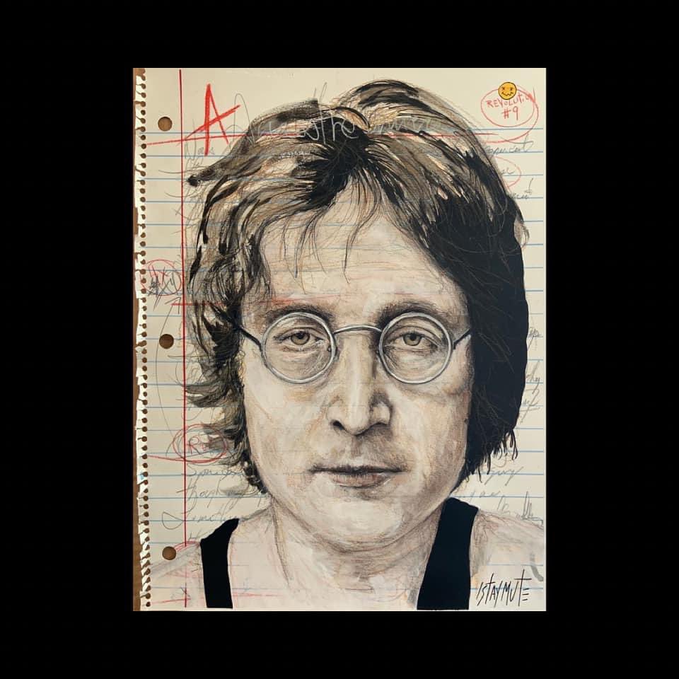 Notebook: Lennon (Across The Universe)
(24x18)
Istaymute 

#arts #art #thebeatles #TheBeatles #johnlennon #JohnLennon #popart #notebook
