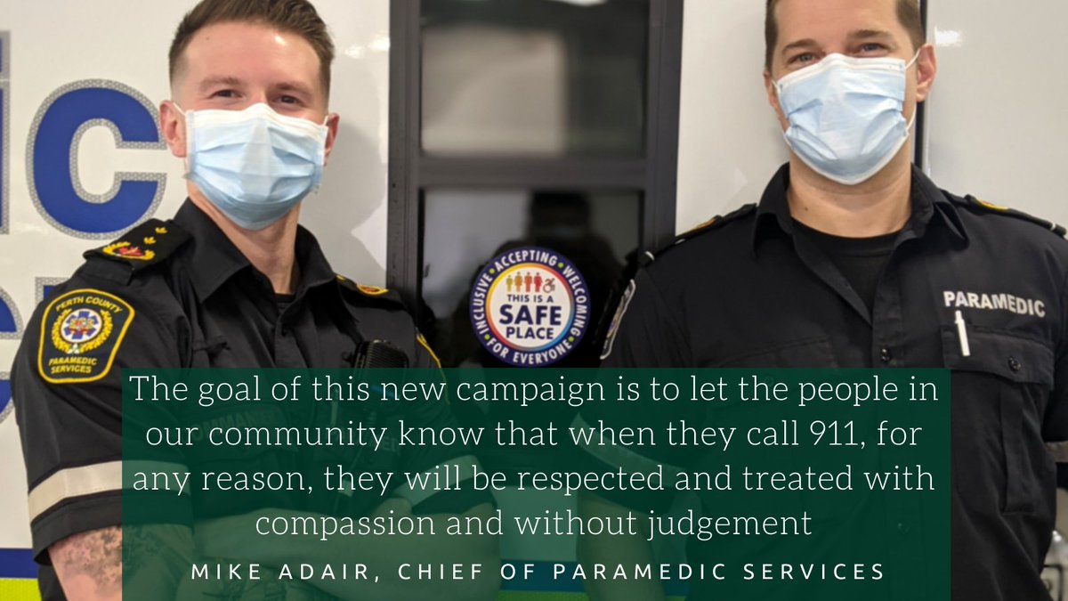 Next time you see our truck around the county, keep an eye out for our new "Safe Place" decal!

For more info, shorturl.at/pxXY0