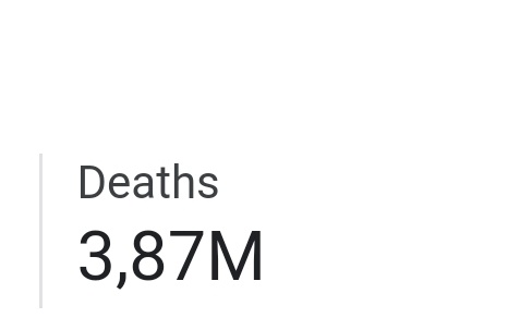Das Leben geht weiter...JA. UND wir HABEN uns alle eine #Coronapause verdient. ABER wir SOLLTEN die bis JETZT 3,87 Mio. #Coronatoten NICHT vergessen. DAS sind mehr Menschen, als die Bevölkerung von #Berlin 😥<a href="/Karl_Lauterbach/">Prof. Karl Lauterbach</a> <a href="/c_drosten/">Christian Drosten</a> #NeverForget #COVID19