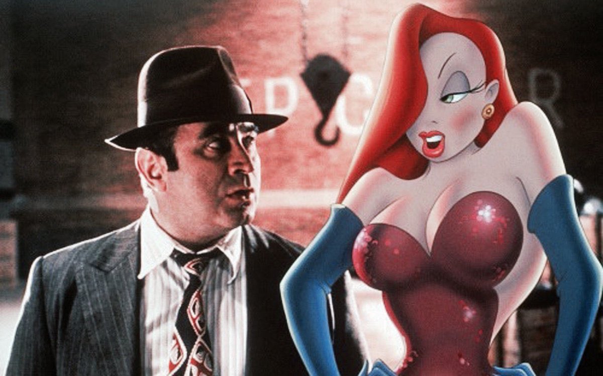 retrochenta's tweet image. Hoy hace 33 años que se estrenó en EEUU "¿Quién engañó a Roger Rabbit?", aquel maravilloso homenaje de Robert Zemeckis al cine negro americano.