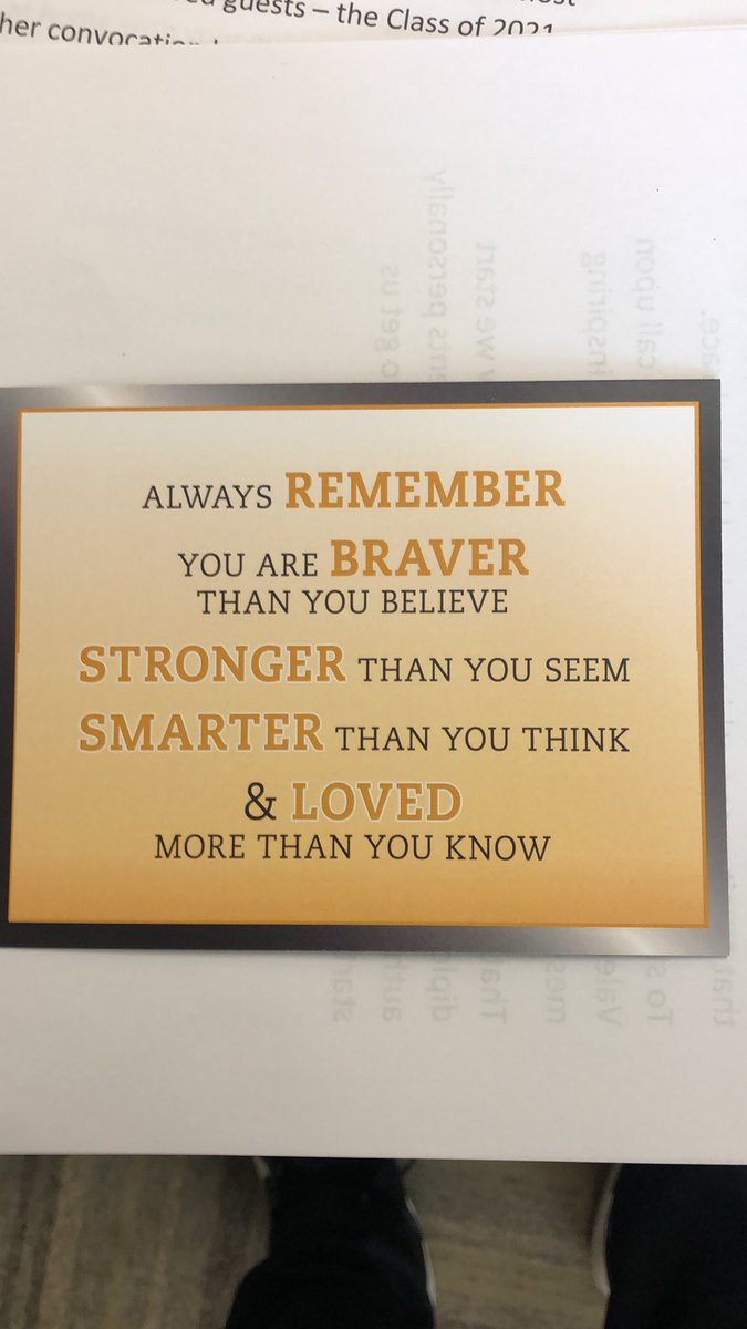 Today marks the beginning of convocation for the Class of 2021. We are so incredibly proud you!