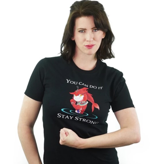 TeeRexTee1's tweet photo. Today's tshirt brought to you by Prince Sidon with a reminder that "You CAN do it! Stay Strong!"  Just in case that was something you needed today! 😉 😁 😍 

#teerextee #june #LOZ #princesidon #zelda #legendofzelda #geeky #nerdy #geeklifestyle #geekylifestyle #nerdylifestyle https://t.co/yvdP4lIgIr