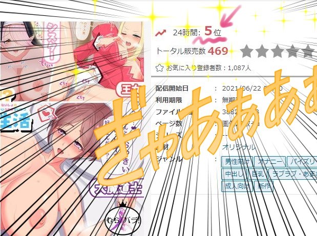 うあああああああ!!!😭😭😭✨✨✨
2作品連続ランクインッッッッッ!!!
本当に本当にありがとうございます～!!🙇💦✨ 