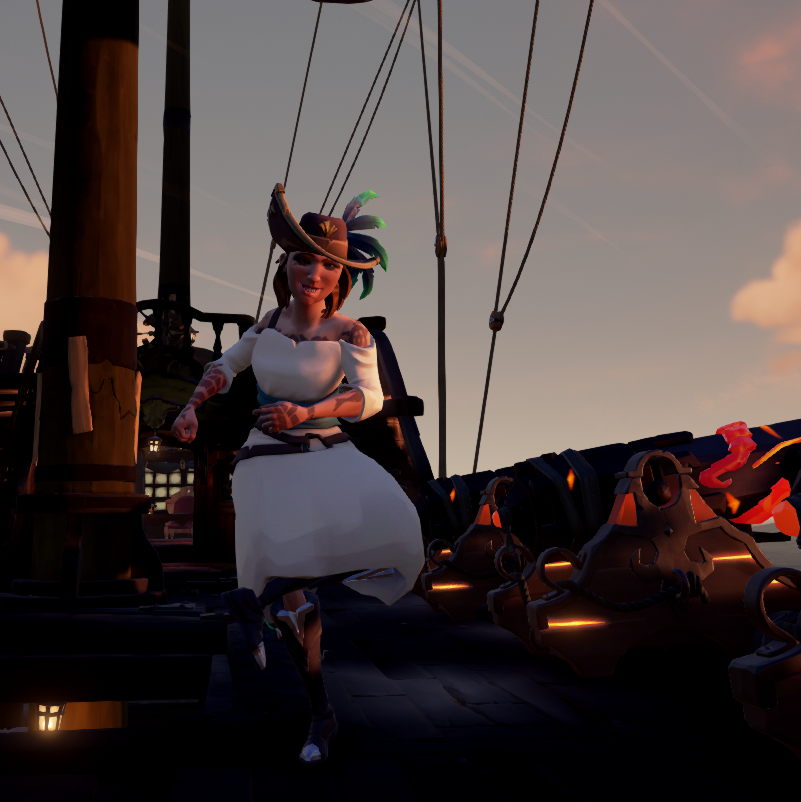 xBeaTris3's tweet photo. #SeaOfThieves #SOT We started the new Quest ! We will finish tomorrow 😊 https://t.co/ryHZdBXgfO