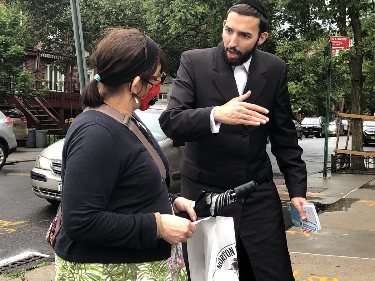 jacobkornbluh's tweet photo. This voter says she not voting for Eric Adams because “he doesn’t live in Brookyn.” 

“Not even number two,” she adds. “He lives in Jersey.” https://t.co/L4YtJD5gWc