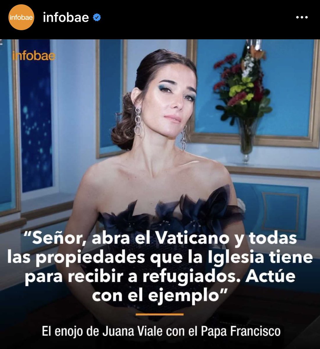 Que una señora tan ignorante le falte el respeto al pastor de 1.200 millones de fieles, es demasiado. 
Señora, calle por Dios. Deje de exudar ignorancia a los cuatro vientos…