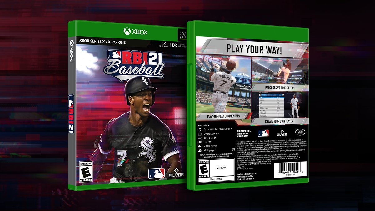 SupernautStudio's tweet photo. @SupernautStudio designed a #logo refresh as well as multi-platform packaging for #RBIBaseball21, the latest edition of the classic #sports franchise. https://t.co/oostRdicXw