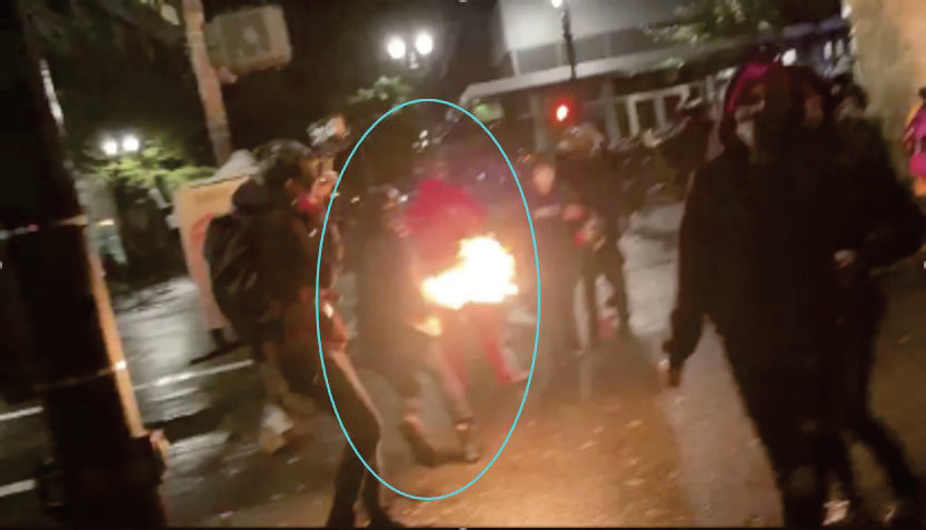 MrAndyNgo's tweet photo. Malik Muhammed has been charged w/attempted murder among other serious crimes for throwing homemade IEDs at police during BLM-Antifa riots. The state criminal complaint says he bought bottles &amp; bats from Goodwill w/his girlfriend, Kristin McGuire. The two came from Indianapolis. https://t.co/1CZKOUSnK7