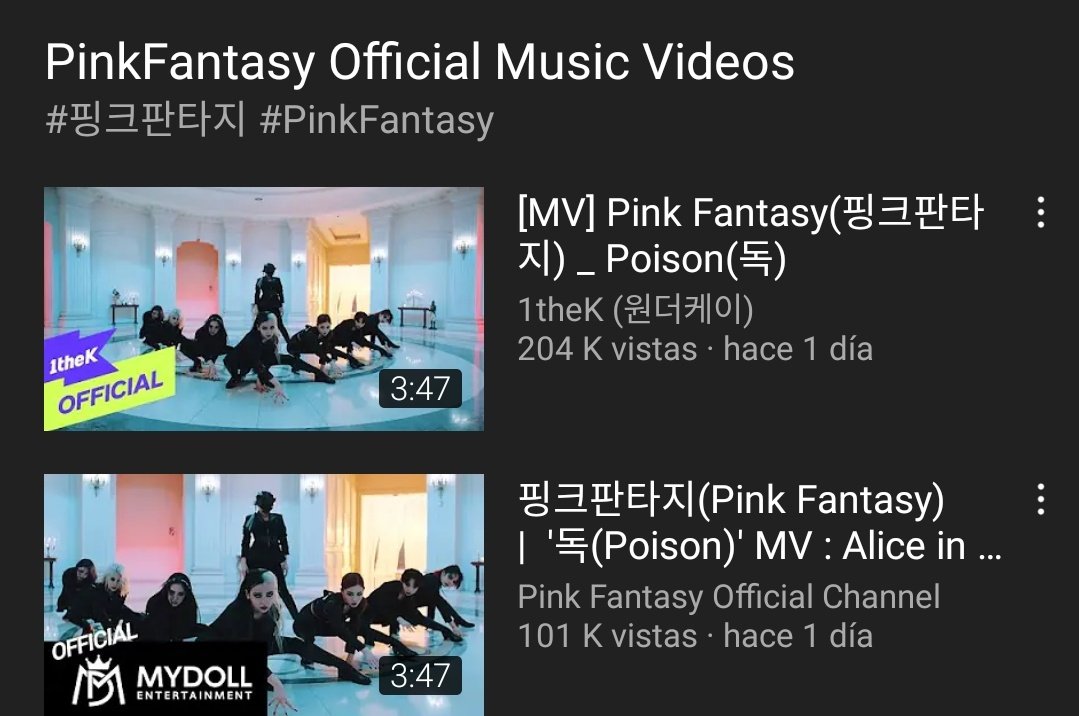 PingPanCL's tweet photo. INFO • El M/V de #Poison ha superado las 204k de vistas en 1theK y 101k en Pink Fantasy Official Channel. 🥳😭🗝️
Sigamos así y hagamos lo más que se pueda por las chicas. 💪
#PoisonedByPinkFantasy #PinkFantasy_Wonderland @pinkfantasy_kr https://t.co/a92yXfDp1R