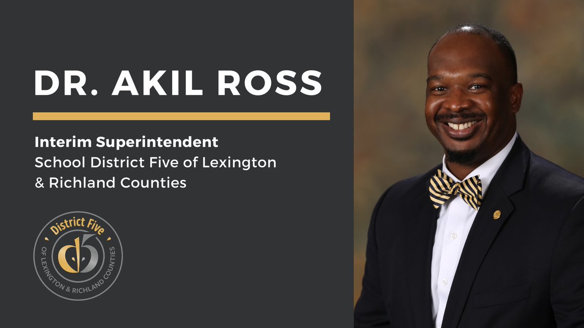 The #LexRich5Schools Board of Trustees names Dr. Akil Ross Interim Superintendent. Learn more: bit.ly/3gZlk6c