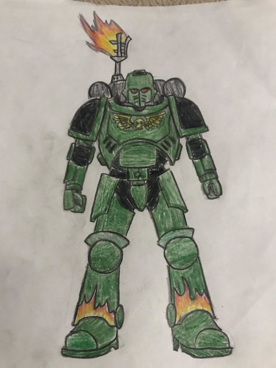 TrueNatural20's tweet image. Warhammer. Magnus  and salamander