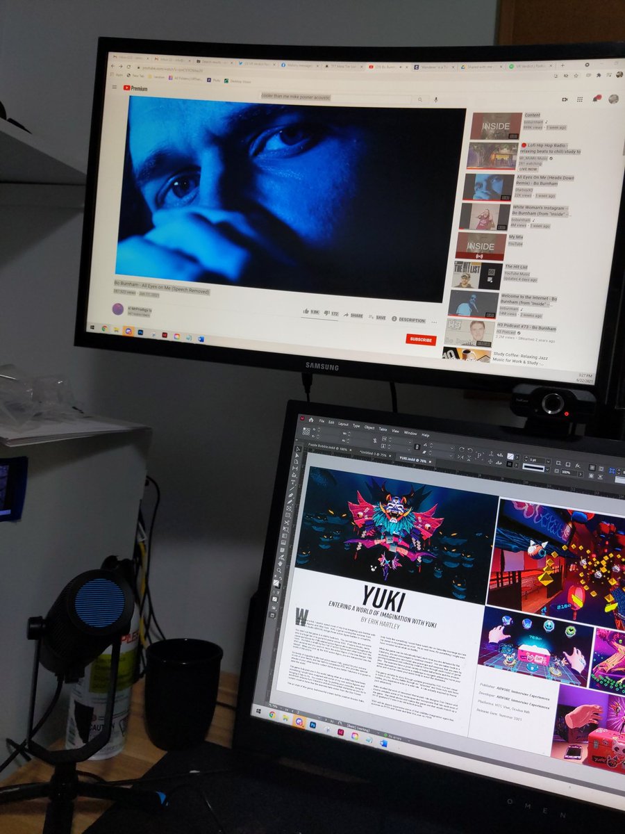 Protip: When creating a magazine it's a necessity to have Bo Burnham on repeat.