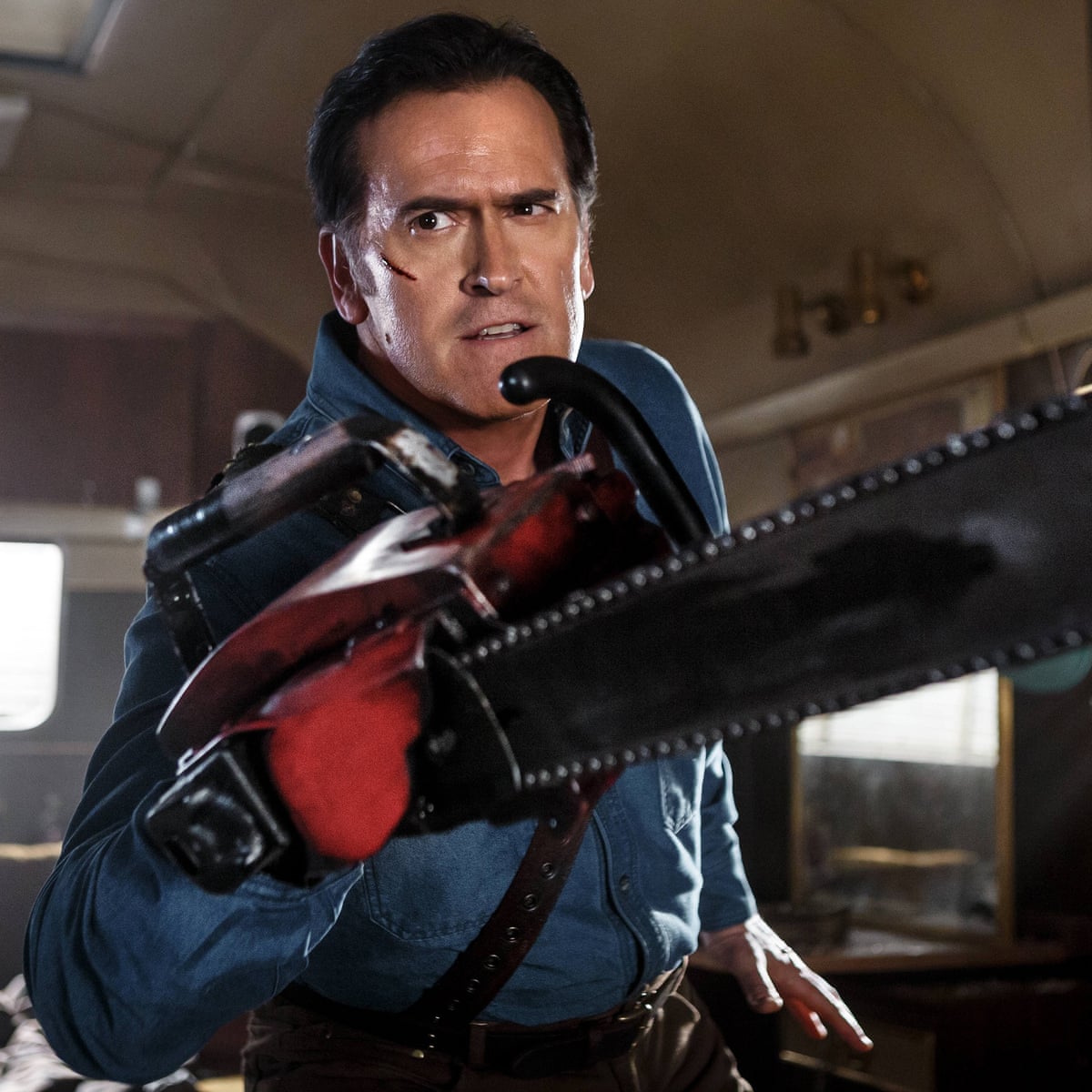 Happy birthday to \"Evil Dead\" and \"Army Of Darkness\" star, Bruce Campbell, born on this date, June 22, 1958. 