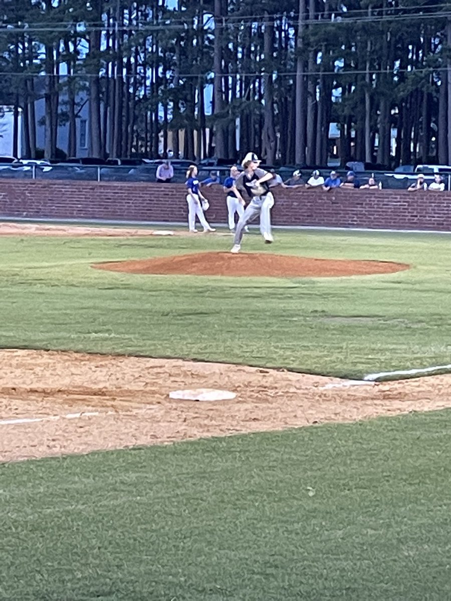 HticeHank's tweet photo. Where did time go? Champ got his 1st shot pitching last night at my favorite field against a good Edenton team!! Pitched 4 and 1/3 innings, giving up 2 hits. Appreciate Coach giving him this opportunity. And it is so much harder being on the other side of the fence!! #JrLegion https://t.co/F8GCLPph5d