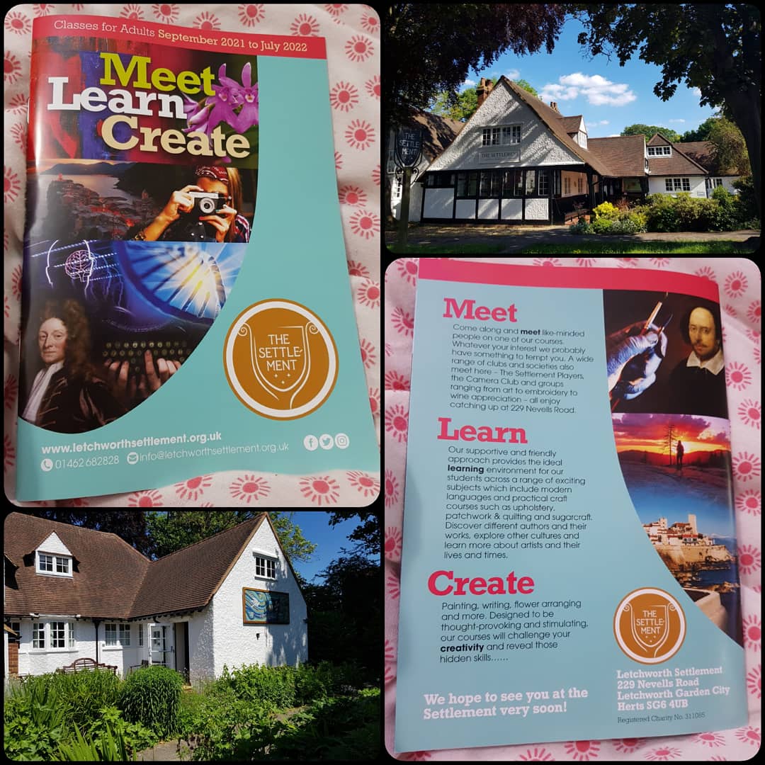Oooh look ... the new Settlement brochure is here! Well it is if you're a member of Letchworth Settlement. Become a member for a reasonable £18 (£13) per year, and unlock a new world of socialising and learning. Feels like a steady return to normality.
#letchworthsettlement