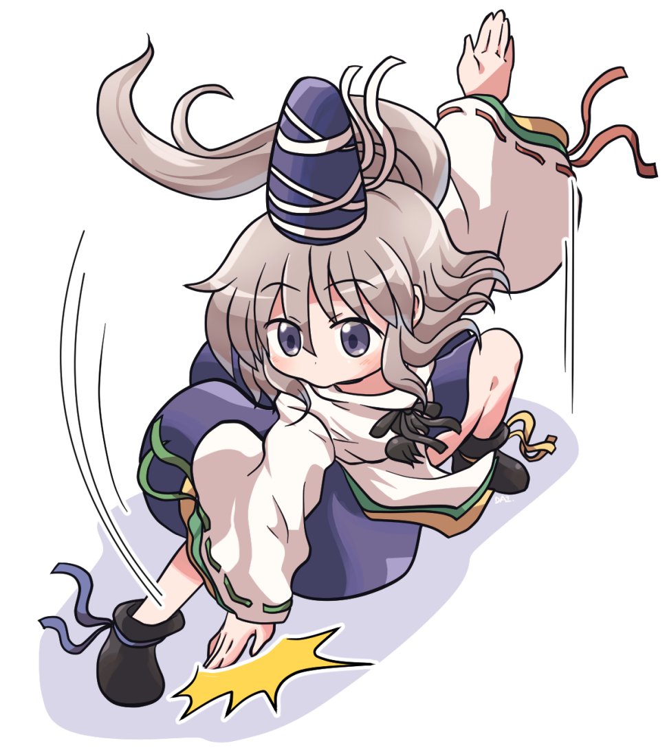 とらんぷ絵　『手』 物部布都 「劈掛拳ふとちゃん🤚 #おは東方 」|六合ダイスケ@春