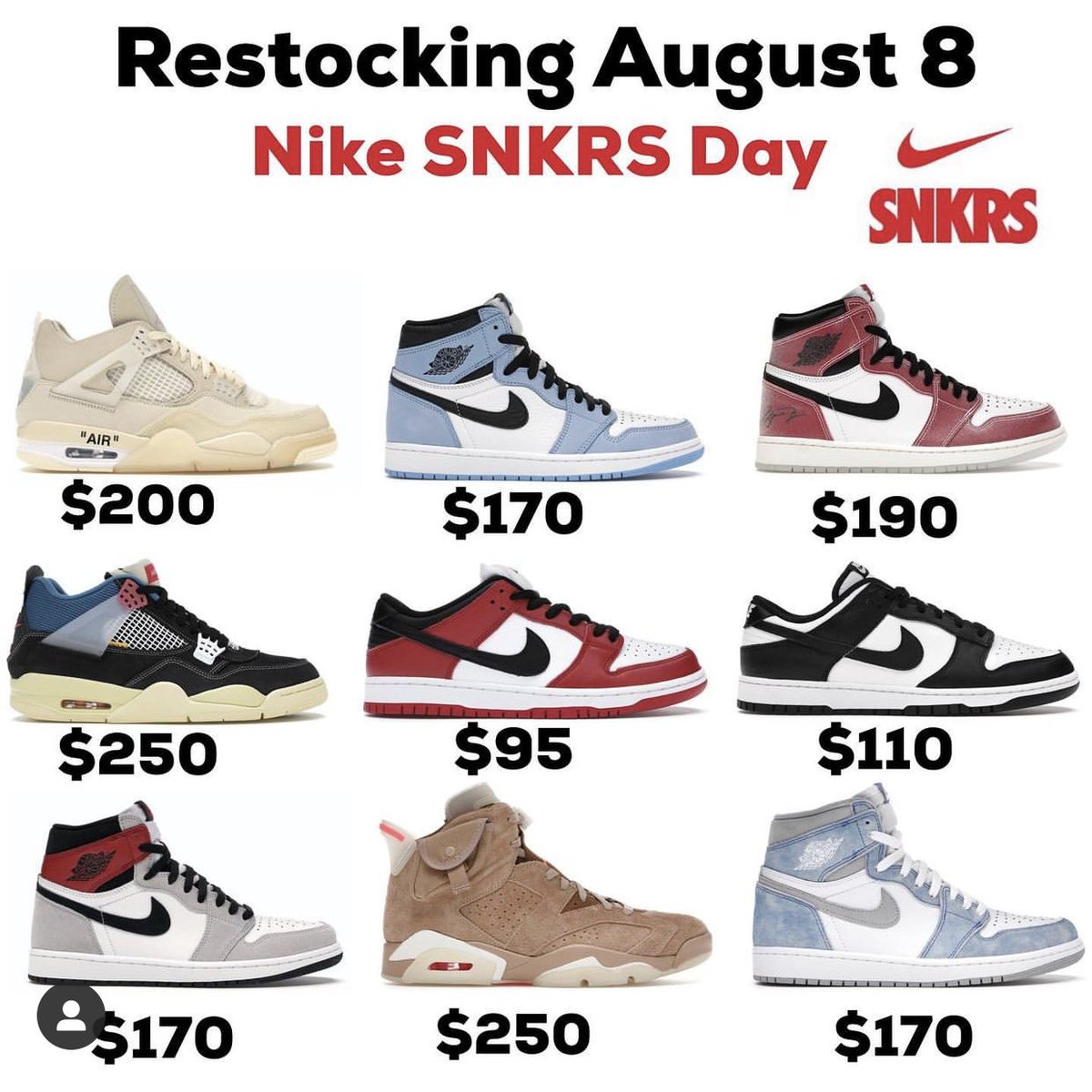 nike snkrs august 8