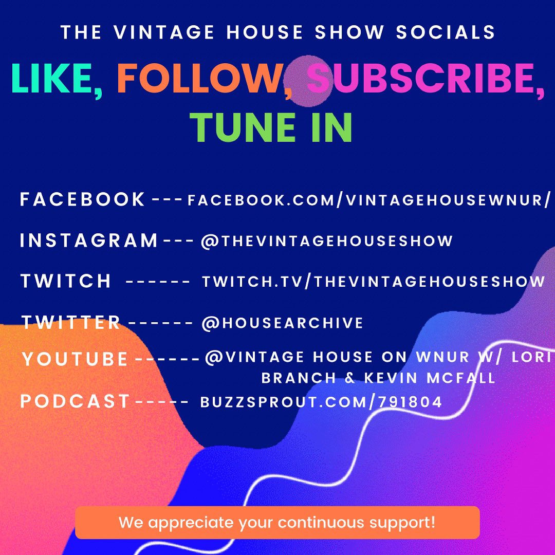 linktr.ee/thevintagehous…
We thank you for all of the support!!!! Please continue to like, follow, subscribe and share. We want to keep House Music alive!!! 
#housemusic #chicagohousemusic #chicagohousemusicfestival #chosenfewdjs #housemusiclovers #househeads #thevintagehouseshow