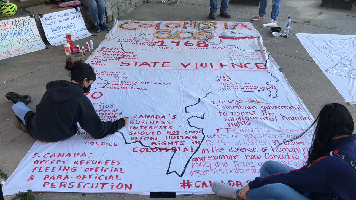 m_WatchingYou's tweet photo. After 50 days, we are still waiting for Canadian government to pronounce against human rights violations in Colombia
#CanadaSOSColombia https://t.co/q9KzXi7Y2c