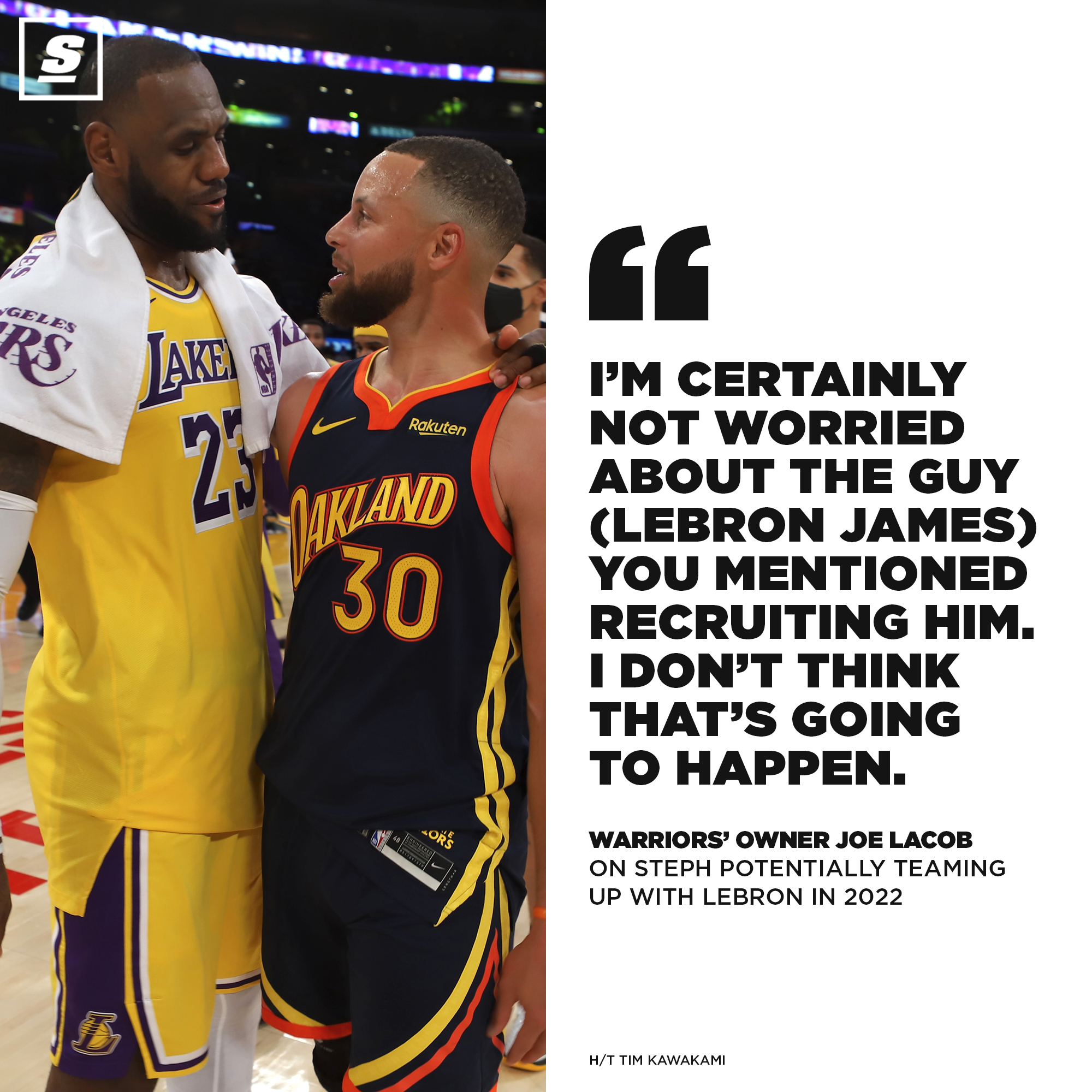 Lebron james shop and stephen curry