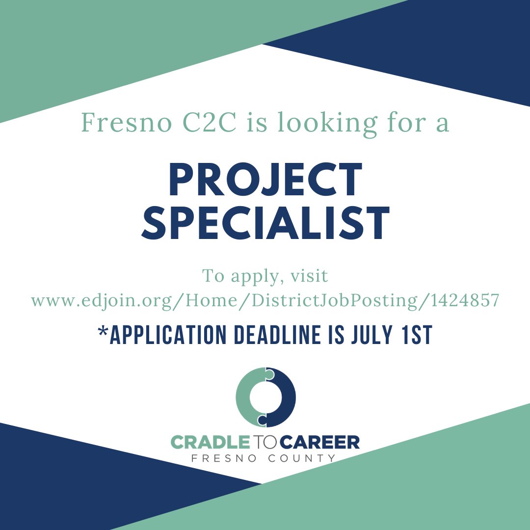 <a href="/FresnoC2C/">Fresno C2C</a> is hiring.  Deadline July 1st.