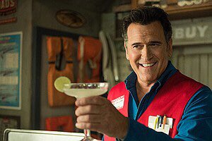 Hail to the King!  Happy Birthday to Bruce Campbell. 