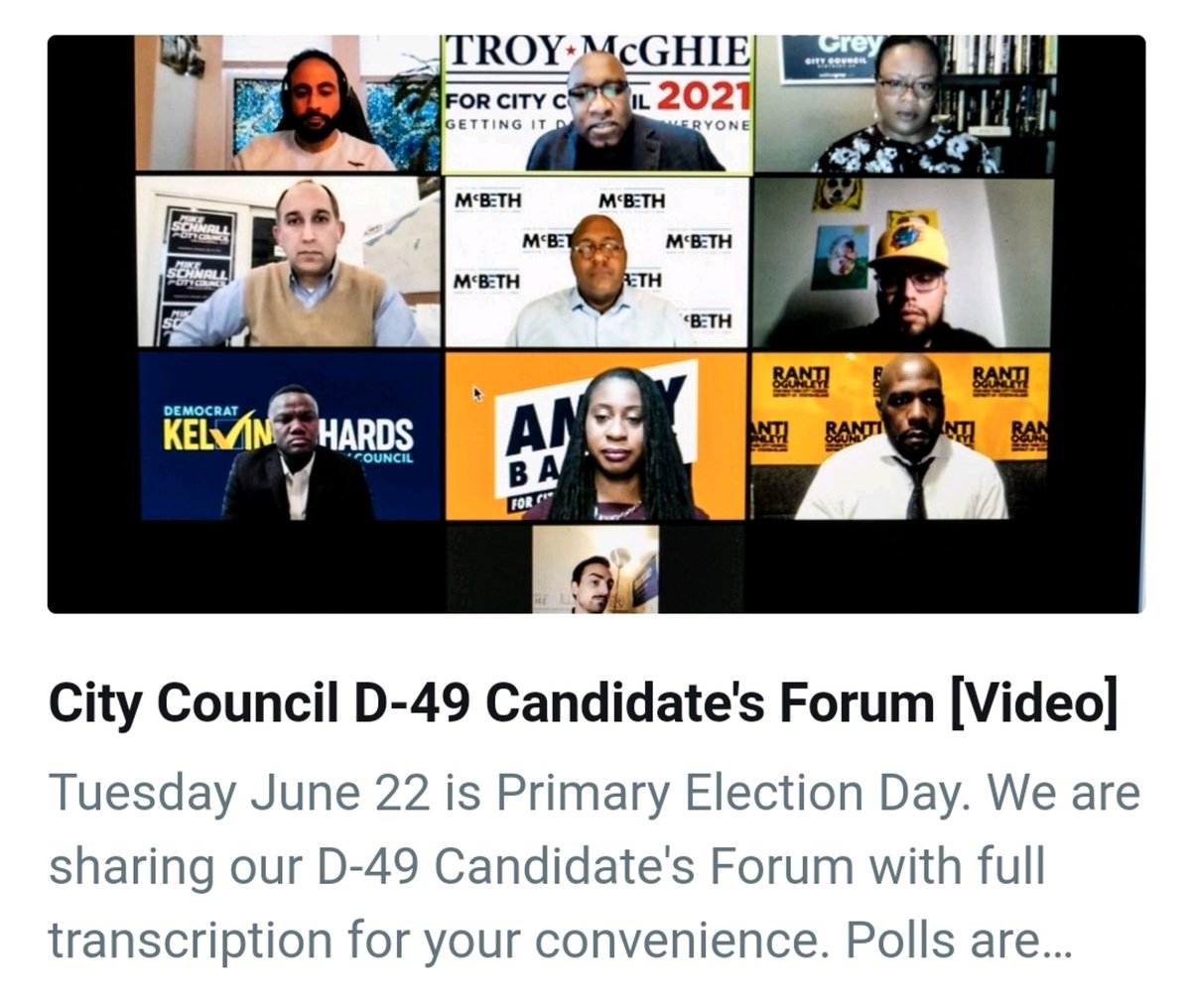 Rank voting in District 49: who made your list and what promises did they make? 

During PFT5's District 49 City Council candidates forum the candidates discussed their platform on topics including public health, transportation, land use/developments, policing, and more.(1/2)
