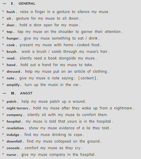 ((Nvm this seems like it'd be better for starting some interactions