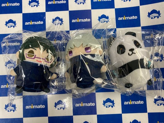 アニメイト八王子 グッズ発売情報 呪術廻戦 まめめいとが本日再入荷致しましたおぉう 呪術廻戦コーナーにて大好評販売中だおぅ