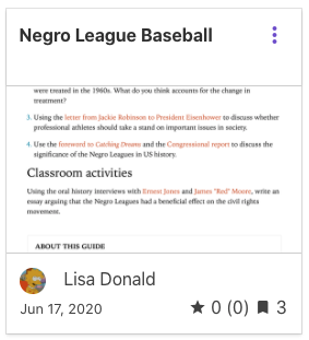 Newlearn_io's tweet photo. Check out this month’s top resources!
1) How Much Does a Postage Stamp Cost?: https://t.co/cPfgyBGOHp
2) Negro League Baseball: https://t.co/mgh8I49rFy
3) Designing Connections: Bringing Communities Together: https://t.co/7fpXJMzfn7
#math #languagearts #reading #ela #remoteteach https://t.co/eco1Bj50vO
