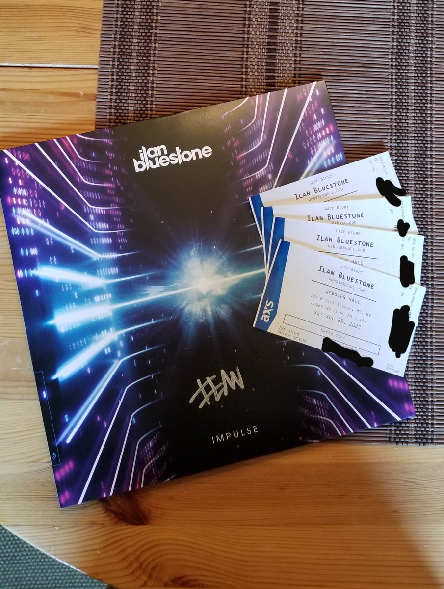 yerBJohnson's tweet photo. Album and Tickets for Webster came them same day can't wait!!!!!!!! @iBluestone @WebsterHall https://t.co/Q3W6U7pYnw