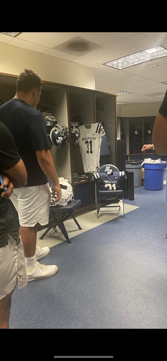 I would like to thank Coach Keller for the unofficial visit yesterday at #USD loved the workout and campus tour.  <a href="/BrandonHuffman/">Brandon Huffman</a>