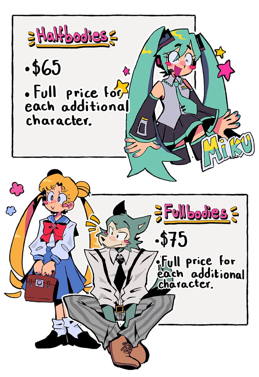 MY COMMISSION ARE OPEN!!

Many thanks to everyone who supported me with my last commissions 💕💖 This time add bust and full body commissions.
Will take 7-8 slots max.

No DMs. Please contact me by my email.

•ORDER FORM & TOS•
https://t.co/F4KvSxhayi 